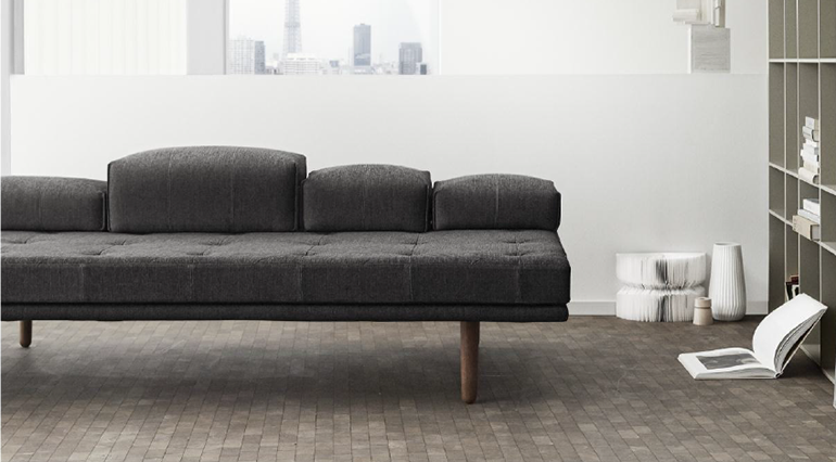 Sofá multiposición de lÃneas simples infohoreca Diseño contemporaneo de muebles en japon