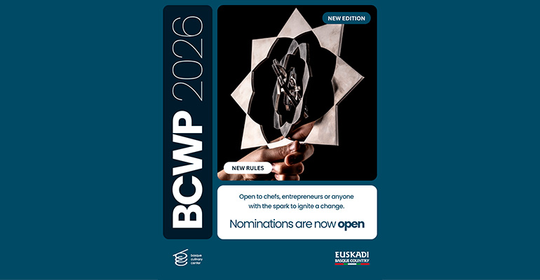 Abiertas las nominaciones para la 11ª edición del Basque Culinary World Prize