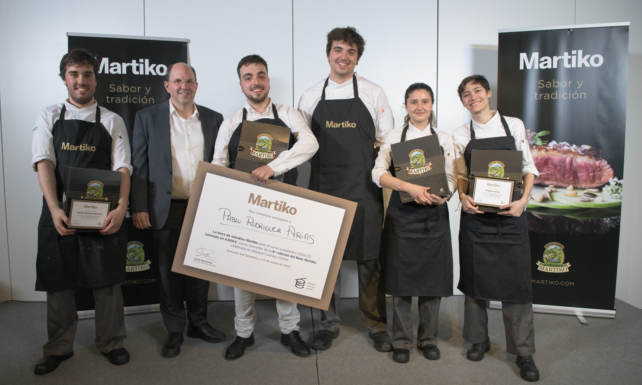 Ganador y finalistas del Reto Martiko