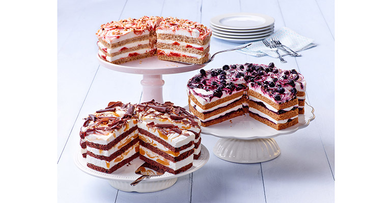 Tres pasteles nórdicos de erlenbacher