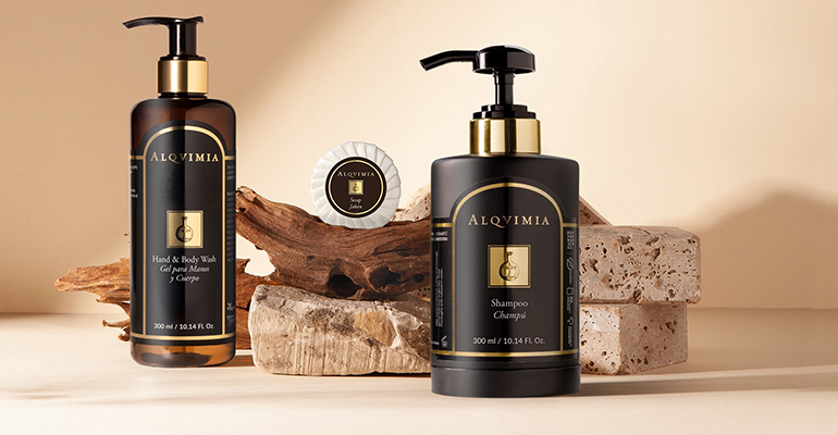 Alqvimia para Groupe GM: una línea de amenities refinada inspirada en la aromaterapia