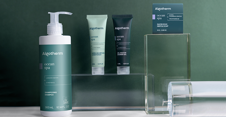 Amenities de Algotherm inspirados en el poder regenerador del mar