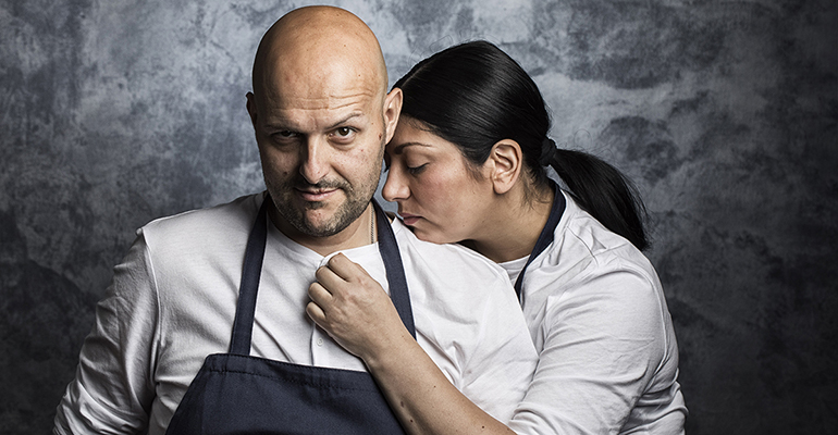 Fernanda Fuentes (Chile) y Andrea Bernardi (Italia), del restaurante Nub (Tenerife, 1 estrella Michelin)