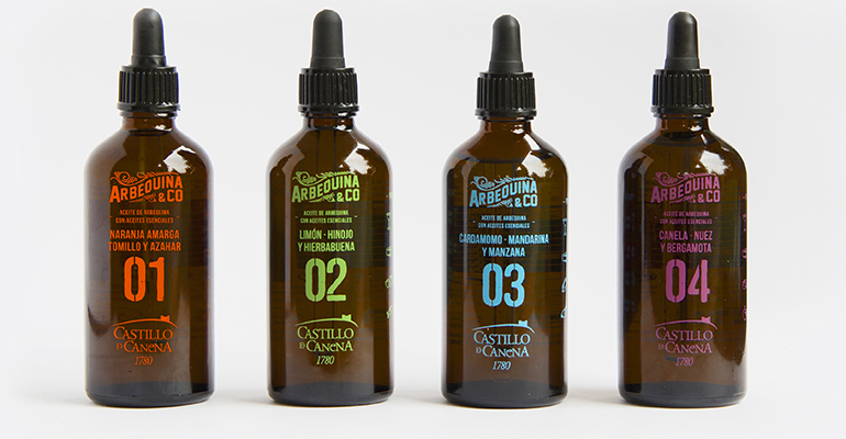 aceites esenciales castillo de canena con arbequina