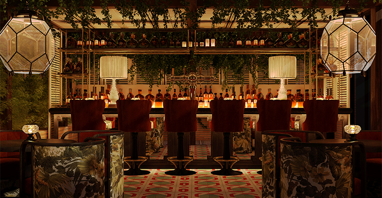 Bar del Bless Hotel Madrid