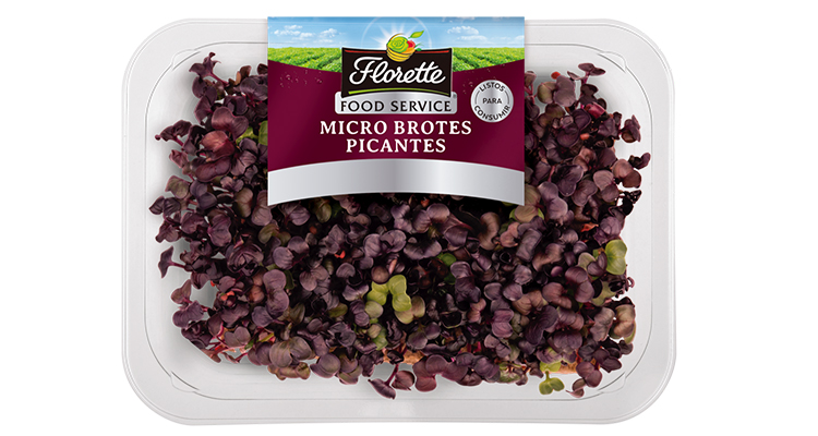 Florette amplía su gama de vegetales premium con Micro Brotes picantes de rabanito rojo