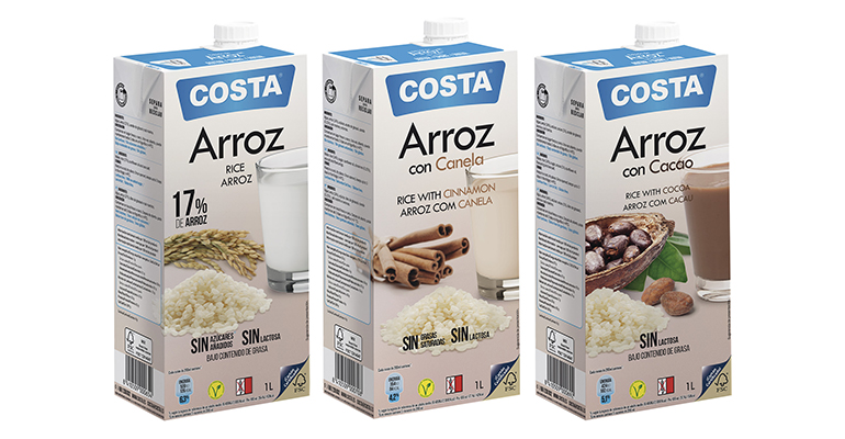 Costa bebidas de arroz