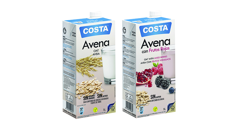 Costa bebidas de avena