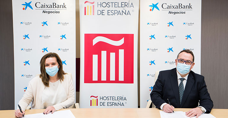 Caixabank y hostelería de españa