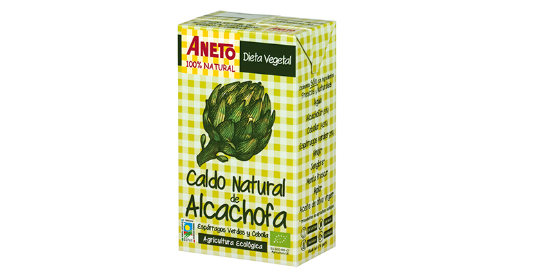 caldo de alcachofa aneto