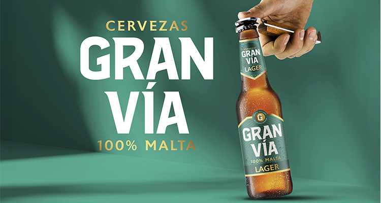 Cervezas Gran Vía renueva su identidad visual para reforzar su posicionamiento de marca