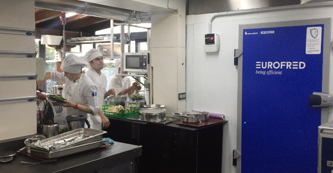 Cocina del Restaurante Martín Berasategui