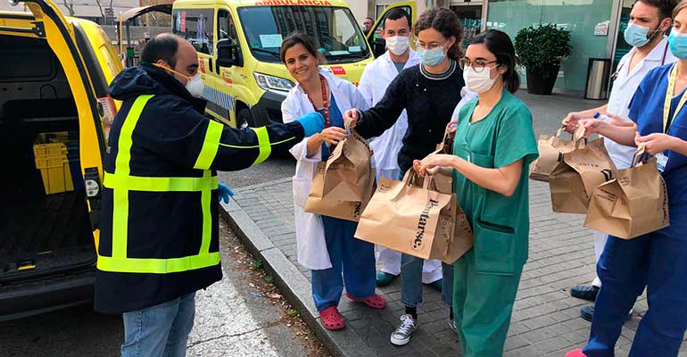 Correos delivery hospitales