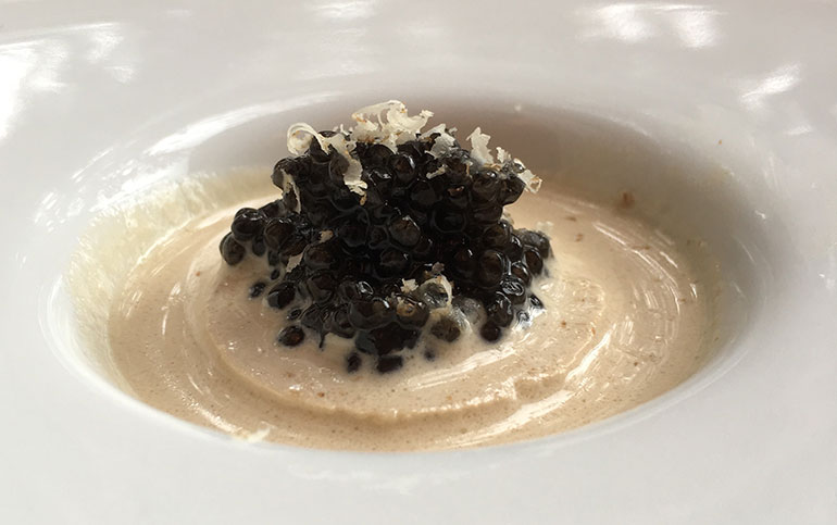 Crema de nueces caviar nacarii