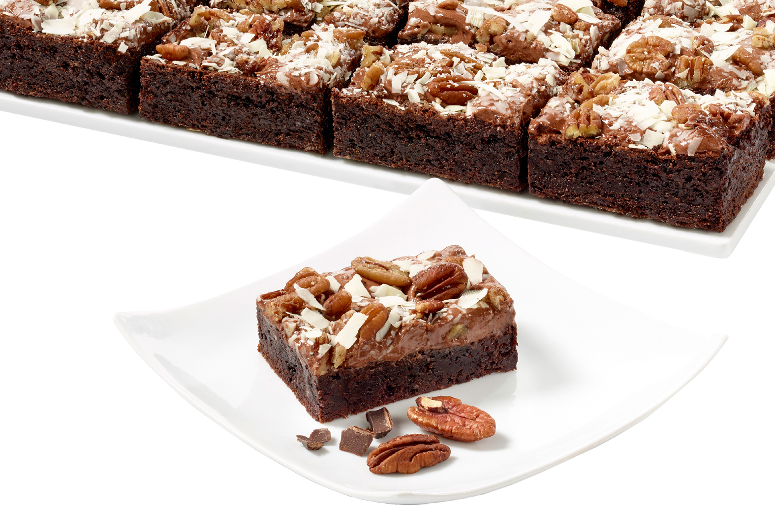 Brownie nueces pecanas