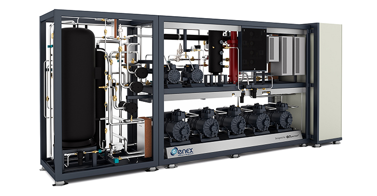 Sistema de Refrigeración CO2 de Enex, modelo Elba