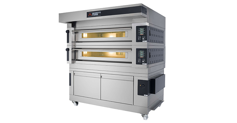 Horno para pizzas y productos de pastelería Frigicoll Moretti Forni Serie S