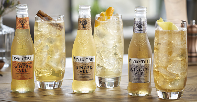 Fever-Tree lanza dos nuevos mixers de ginger ale, spiced Orange y Smoky