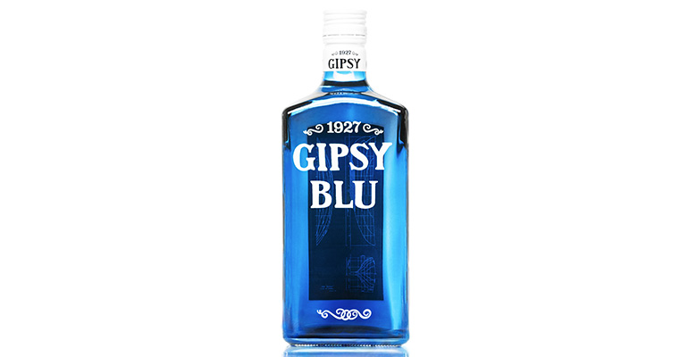 Gipsy Blue ginebra baja en alcohol