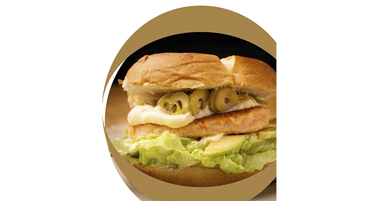 Hamburguesa salmon Elkano