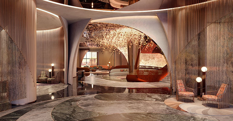 SO Moscow, Lobby by Rockwell Group