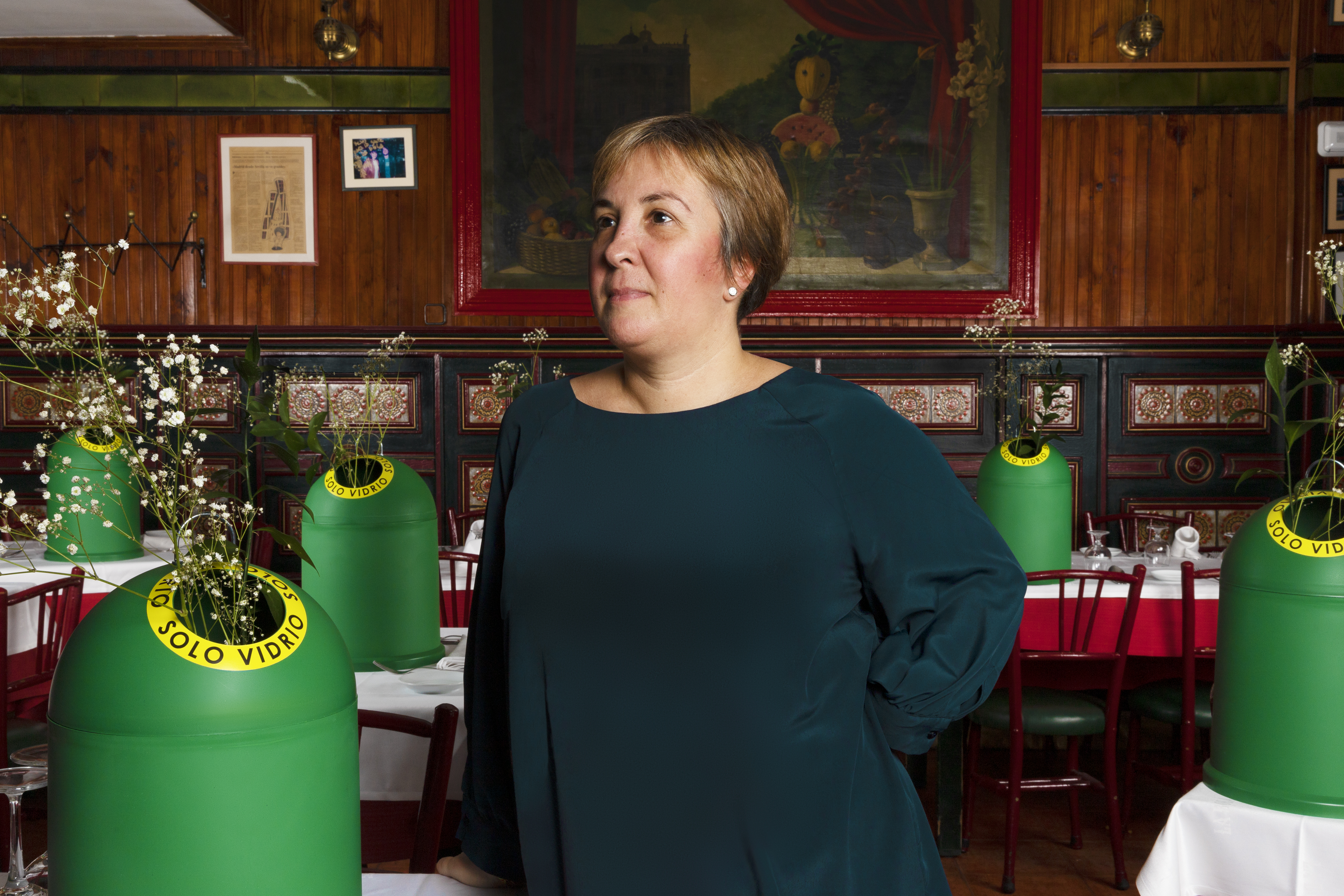  Retrato de Mara Verdasco, propietaria de Restaurante La Bola.