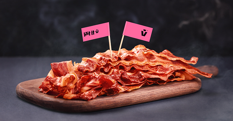 Veikon Kuidao: el bacon vegetal que responde igual que la panceta ahumada de cerdo