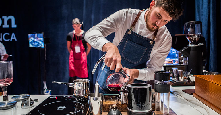 Lluís Blanco, barista ganador de la anterior edición