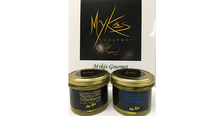 Queso macerado en AOVE de trufa de mykes gourmet