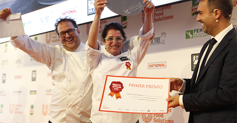 Ganadores del concurso Mejores Arroces de España 2018