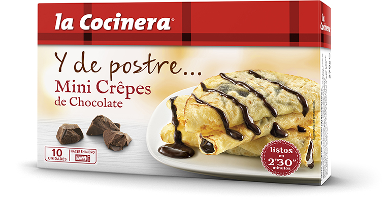 mini crepes de chocolate la cocinera