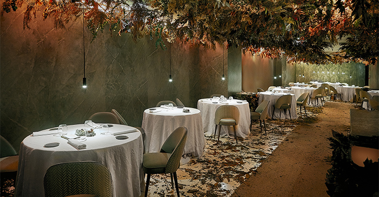 Restaurante efímero Mirazur in residence en Madrid