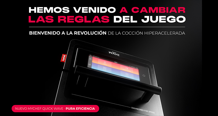 Quick Wave, el horno ultrarrápido de Mychef que multiplica la productividad en cocina