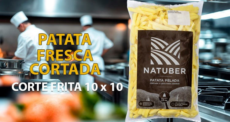 Natuber Frita 10 x 10: una solución lista para agilizar la cocina profesional