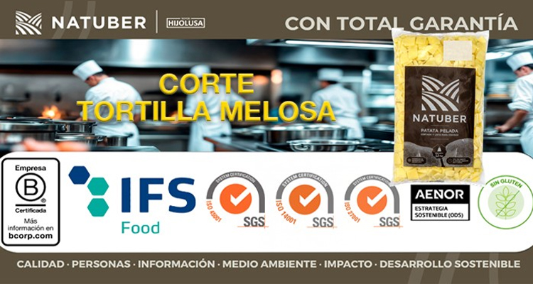 Natuber tortilla melosa - InfoHoreca