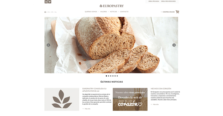 Nueva web de europastry