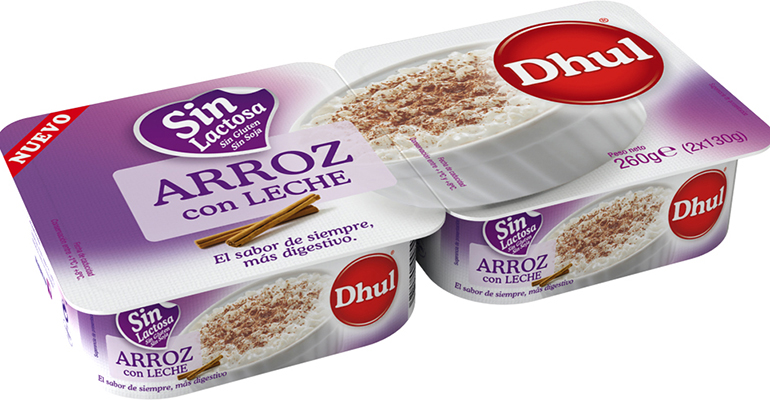 Arroz con leche sin lactosa de Dhul