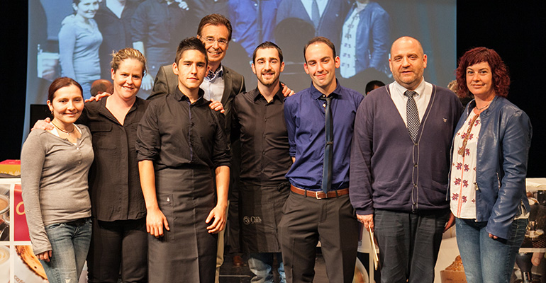 Participantes del Concurs del Barista de Cafès Cornellà