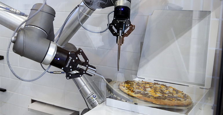 Robot pizzero 2