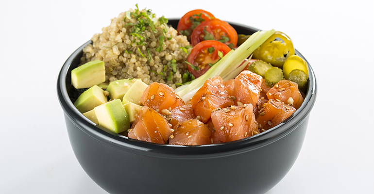 salmón Poke Bowl 