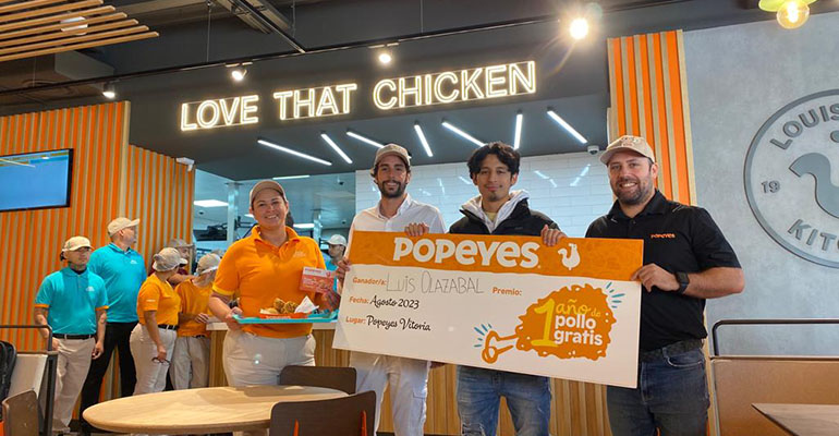 Apertura Popeyes Vitoria