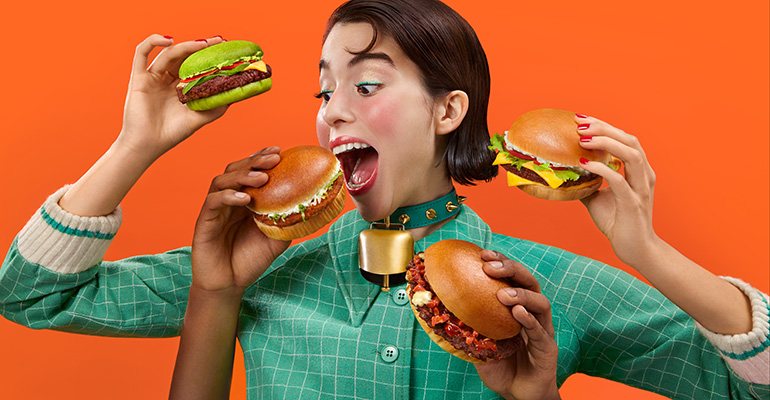 Samesame Burger: la marca de hamburguesas vegetales que sólo funciona con dark kitchen