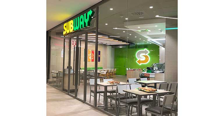 Subway escaparate