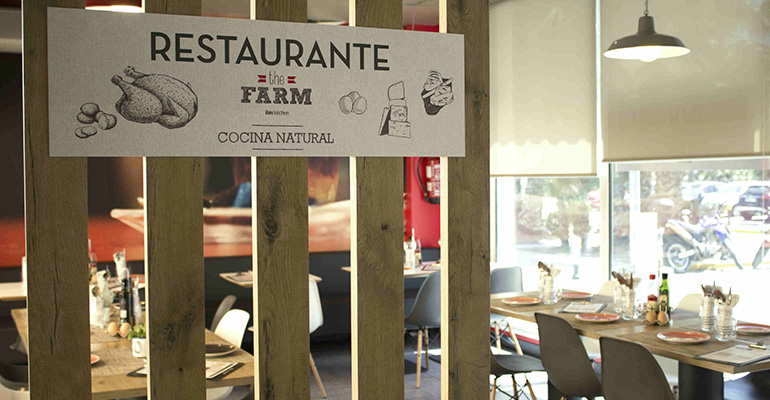 El primer restaurante The Farm está en el Ibis Sevilla
