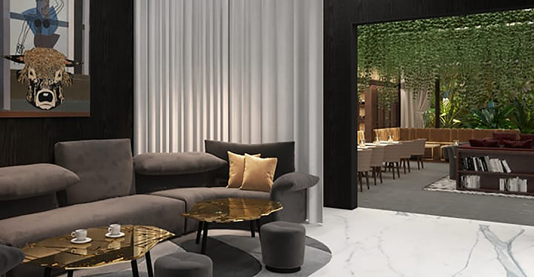 Lounge del Hotel Pavilion