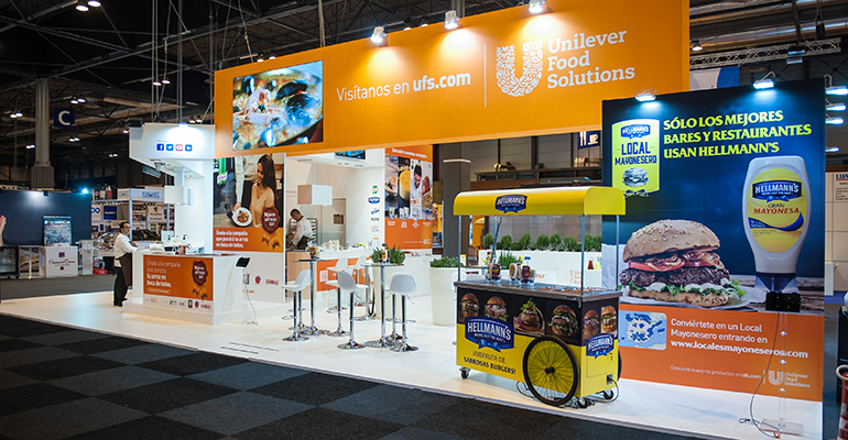 Stand de Unilever en la primera edición de HIP