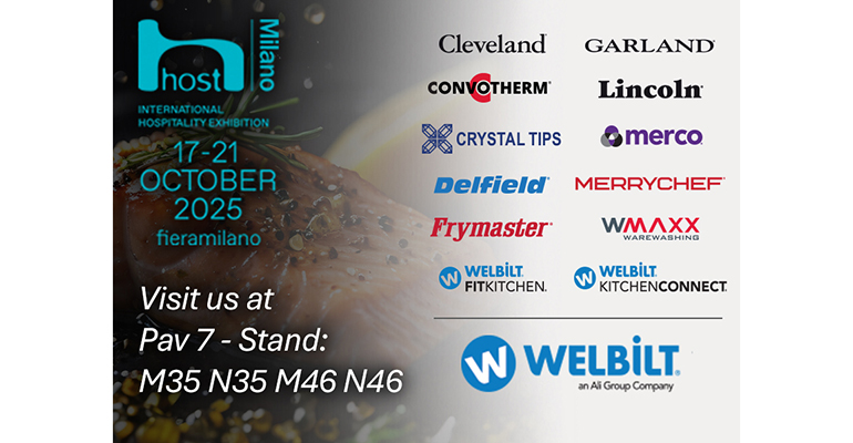 Welbilt presenta en HOST 2025 la próxima generación de cocinas profesionales conectadas e inteligentes