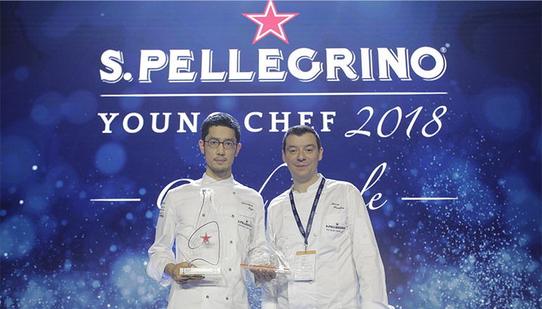 Yasuhiro Fujio junto a su Mentor Chef, Luca Fantin