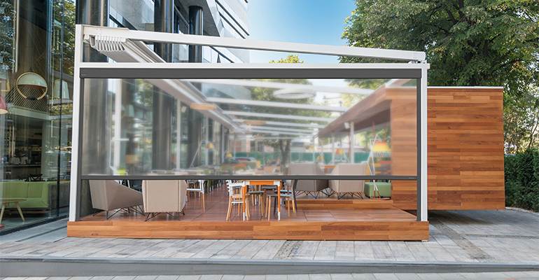 Z-Box Cristal: la nueva cortina transparente de Bandalux