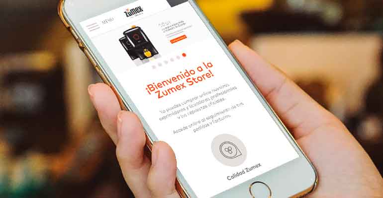 Zumex a un clic de sus clientes en su nueva tienda online